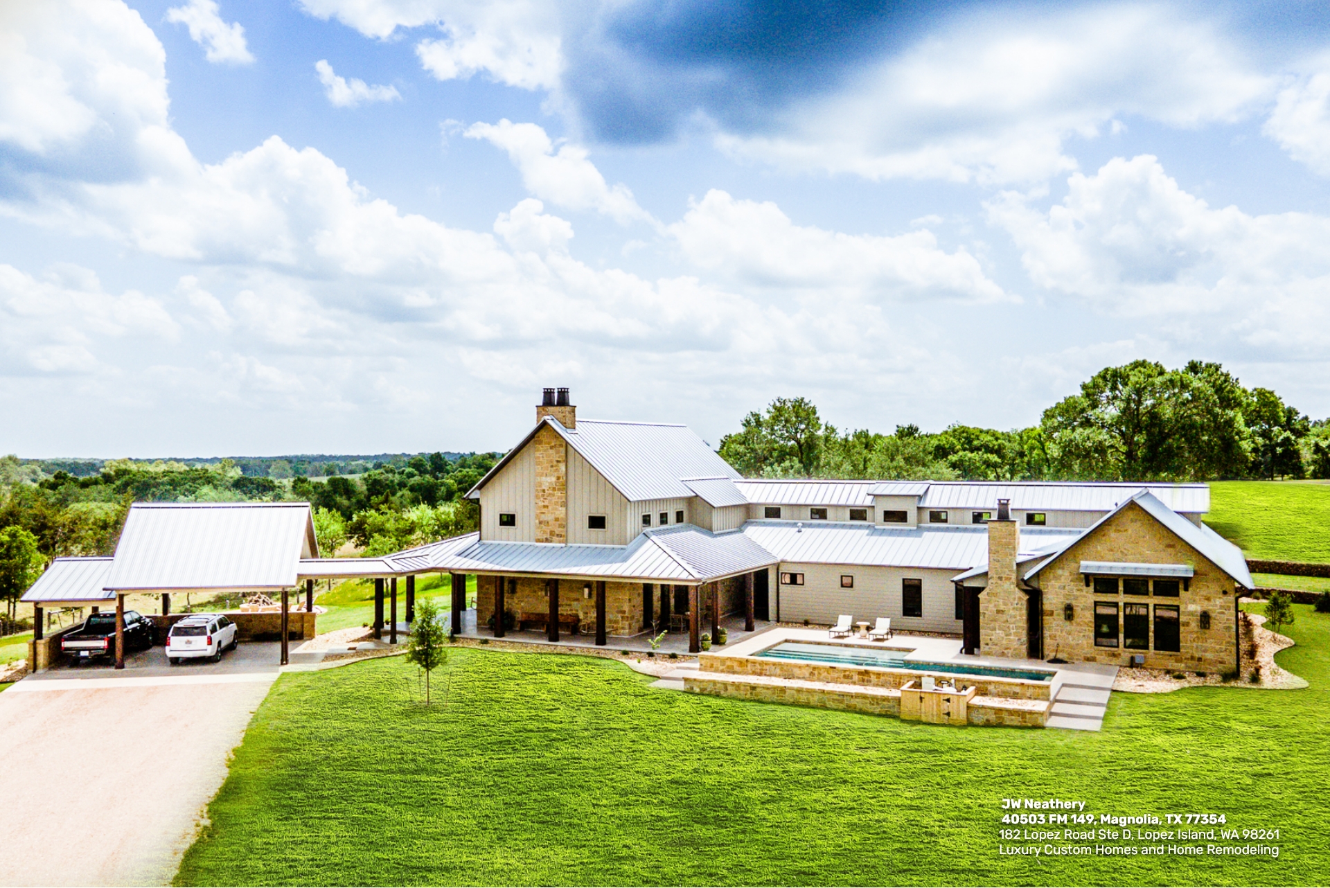 Texas Custom Ranch Style Homes Texas Ranch House In The Hill Country